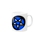 SatanicnのDevil star Mug :right side of the handle