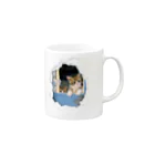 萌獣ファクトリー「純屋」の子猫 絵：SECRET BASE ～ぼくたちのひみつきち～ Mug :right side of the handle