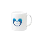 Capon_carverのハートの翼を持つ歯のキャラクター Mug :right side of the handle