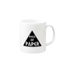 piece of paper skateboardingのpiece of paper skateboarding Mug :right side of the handle