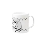 アトリエ ねこねるのご主人様を褒める猫マグカップ Mug :right side of the handle