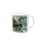 _matsuのかわいい猫タマ Mug :right side of the handle