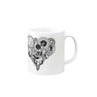 L'amour de Réon (ラムール ド レオン)のスチームパンク・ハート Mug :right side of the handle