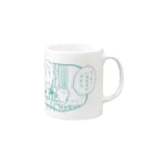 のろいぬのコーヒー入れた Mug :right side of the handle