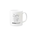 トス屋めだかのplankton"みじ子" Mug :right side of the handle