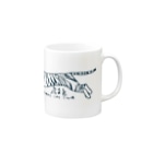 café TIGERの虎まきグッズ Mug :right side of the handle