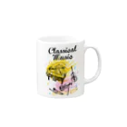 DRIPPEDのClassical Music-クラシックミュージック- Mug :right side of the handle