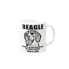 PLAQUE Mag StorieのBeagle(PL16BG5001) Mug :right side of the handle