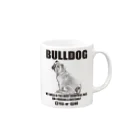 PLAQUE Mag StorieのBULLDOG(PL16BL5001) マグカップの取っ手の右面