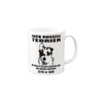 PLAQUE Mag StorieのJACK RUSSELL TERRIER(PL16JK5001) Mug :right side of the handle