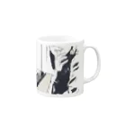 ゐみゐ商店の笑う森山 Mug :right side of the handle