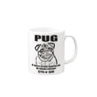 PLAQUE Mag StorieのPUG (PL16PG5001) Mug :right side of the handle