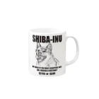 PLAQUE Mag StorieのSHIBA-INU (PL16SB5001) Mug :right side of the handle