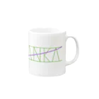 あの井のTANKAロゴ２ Mug :right side of the handle