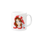 にゃーくるるのにゃくうさ Mug :right side of the handle