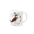 スヾシロのミサゴさんとお魚たち Mug :right side of the handle