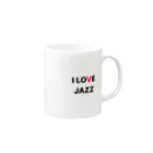 phot&type のI LOVE JAZZ マグカップの取っ手の右面