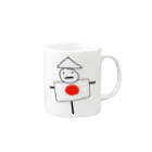 Rock Style Hero Originのかかし丸くん Mug :right side of the handle