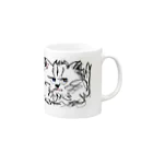 Takahashi_Jr_Tomoharuの猫グッズ Mug :right side of the handle