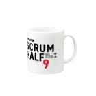 Play! Rugby! のPlay! Rugby! Position 9 SCRUM HALF Mug :right side of the handle