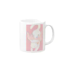 しゅー🌠の天使ねこマグカップ Mug :right side of the handle