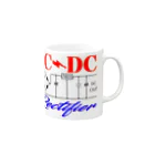 理科大好きのAC-DC整流器 Mug :right side of the handle