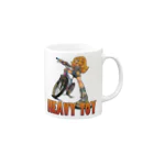 nidan-illustrationの"HEAVY TOY” Mug :right side of the handle