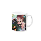 かめちんＳＨＯＰのかめちんTVバッグ Mug :right side of the handle