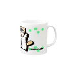 Savlemittsの子むさ Mug :right side of the handle