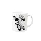 nidan-illustrationの"SPIKE" Mug :right side of the handle