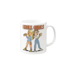 nidan-illustrationの"grill girls" Mug :right side of the handle