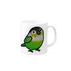 Cody the LovebirdのChubby Bird イワウロコインコ Mug :right side of the handle