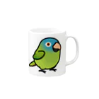 Cody the LovebirdのChubby Bird トガリオインコ Mug :right side of the handle