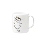 ぶさねこ　宅急便のTouch me わさび Mug :right side of the handle