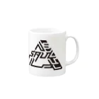 SAUL ロゴグッズ売り場のSAUL kuro Mug :right side of the handle