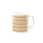 Bonne Fortuneのstripes Mug :right side of the handle