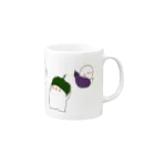 もちのもちとやさいぱーてぃー　マグカップ Mug :right side of the handle