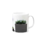 8l0のハオルチア　多肉植物　 Mug :right side of the handle