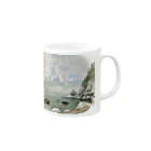 釣り好きの為店の北の国の自然 Mug :right side of the handle