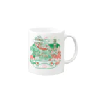 惑星2815の顔ちゃん　（仙人のいるまち） Mug :right side of the handle