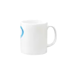 beautiful_aのハート柄 Mug :right side of the handle