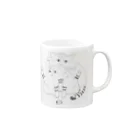 マヌル商会のスナネコの招き猫 Mug :right side of the handle