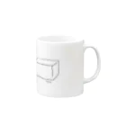 とろのとうふ Mug :right side of the handle