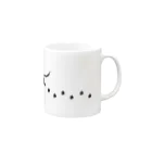 或斗/Arutoのはしゃぐダックスフンド Mug :right side of the handle