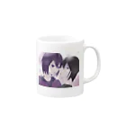 嶺音サラのショップのkiss in the dark Mug :right side of the handle