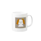 もふもふワールドのもふもふちゃん Mug :right side of the handle