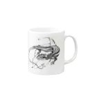 Annoyingのとかげ Mug :right side of the handle