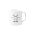 now worksのごはん山 Mug :right side of the handle