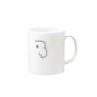 サチイモ(インコ雑貨制作)のインコface Mug :right side of the handle