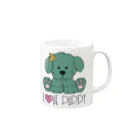 JOKERS FACTORYのPUPPY Mug :right side of the handle